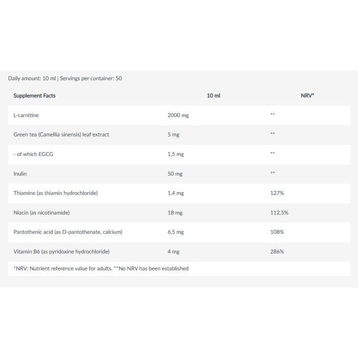 BioTech USA L-carnitine 100.000 500 ml - рідкий L-карнітин