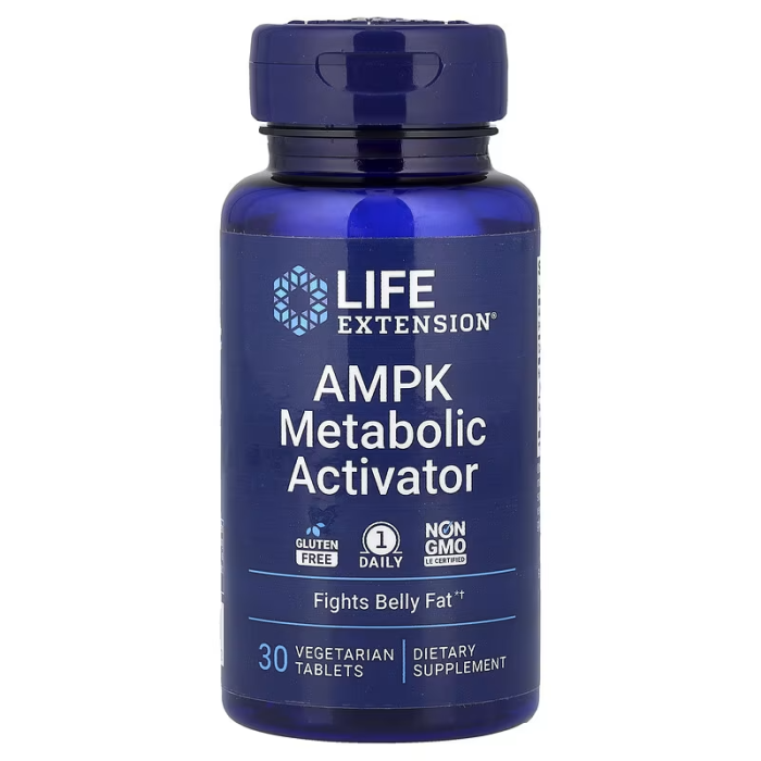 Life Extension AMPK Metabolic Activator 30 veg tabs, активатор метаболизма