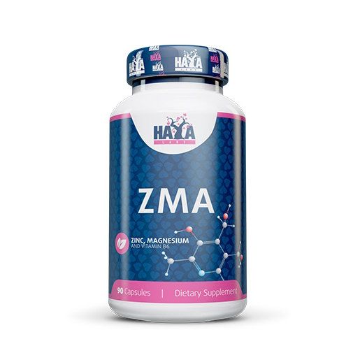 Haya Labs ZMA - 90 капс, комплекс цинк, магний и витамин B6 для восстановления после тренировок