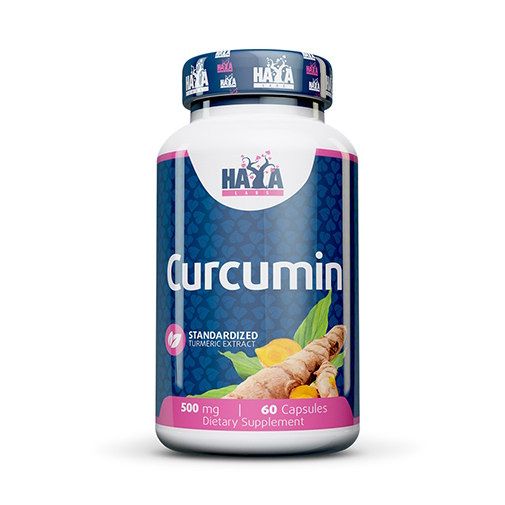 Haya Labs Curcumin Turmeric Extract 500 mg - 60 caps, куркумін для кісток та суглобів