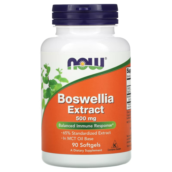 NOW Foods Boswellia Extract 500 mg 90 softgels, екстракт босвелії