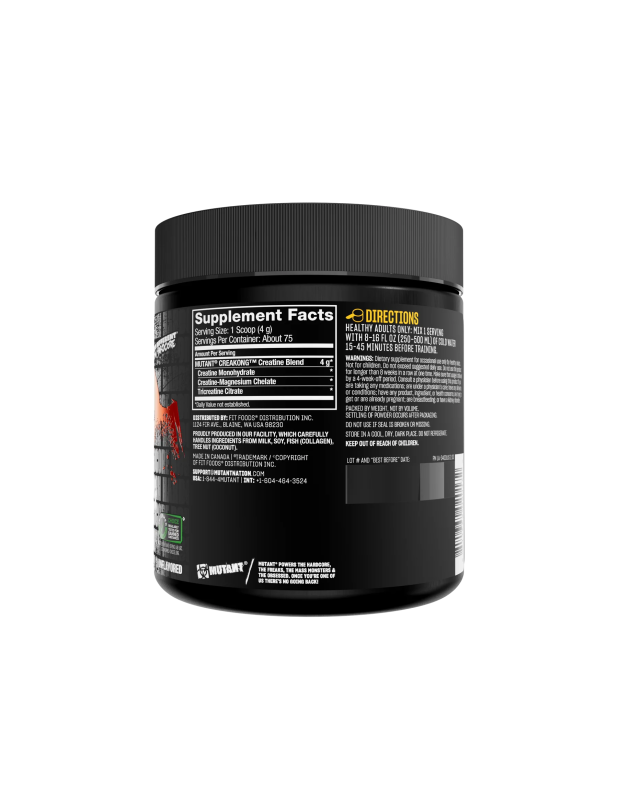 Mutant CreaKong Advanced Creatine Blend 300 g, креатиновый бленд для роста мышц