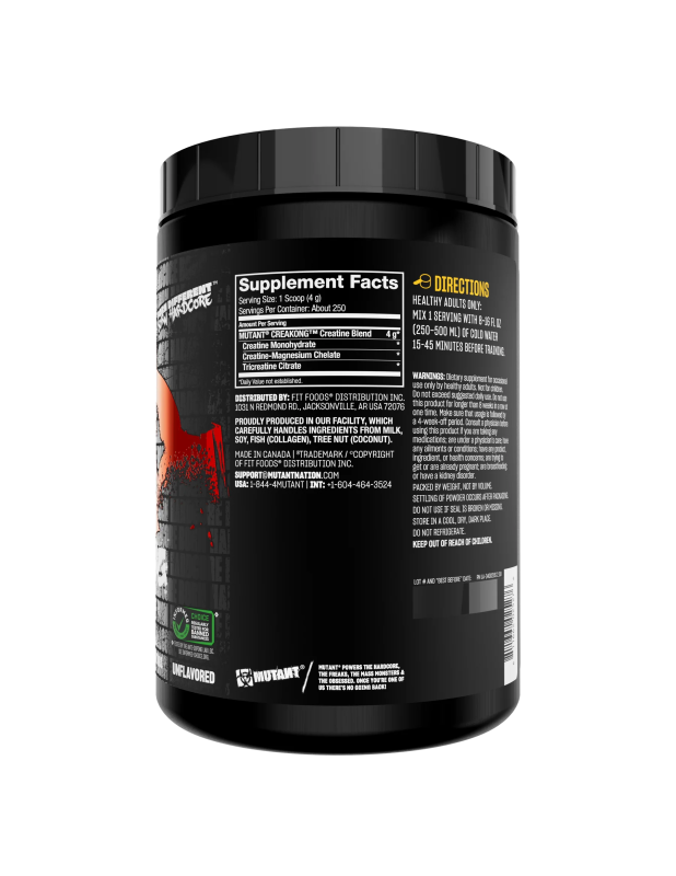 Mutant CreaKong Advanced Creatine Blend 300 g, креатиновый бленд для роста мышц