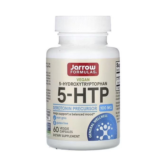 Jarrow Formulas 5-HTP 100 mg 60 вег.капсул - 5-гідрокситриптофан з гриффонії
