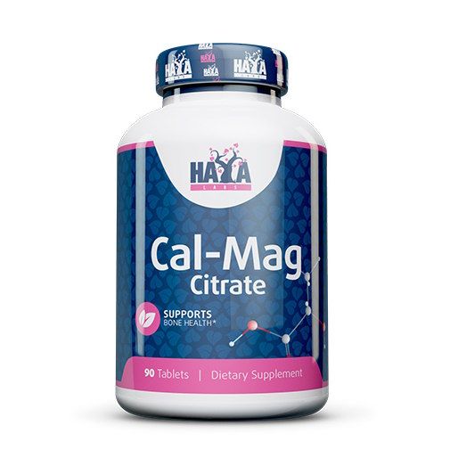 Haya Labs Calcium Magnesium Citrate - 90 таб, кальцій і магній для підтримки кісток