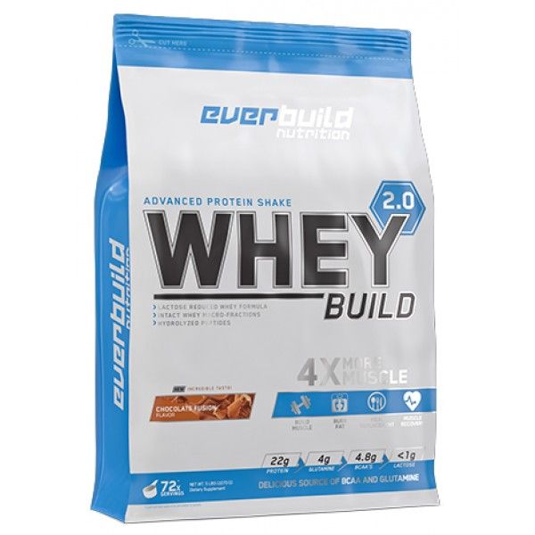 EverBuild Nutrition Whey Protein Build 2.0 2270 гр., сироватковий протеїн