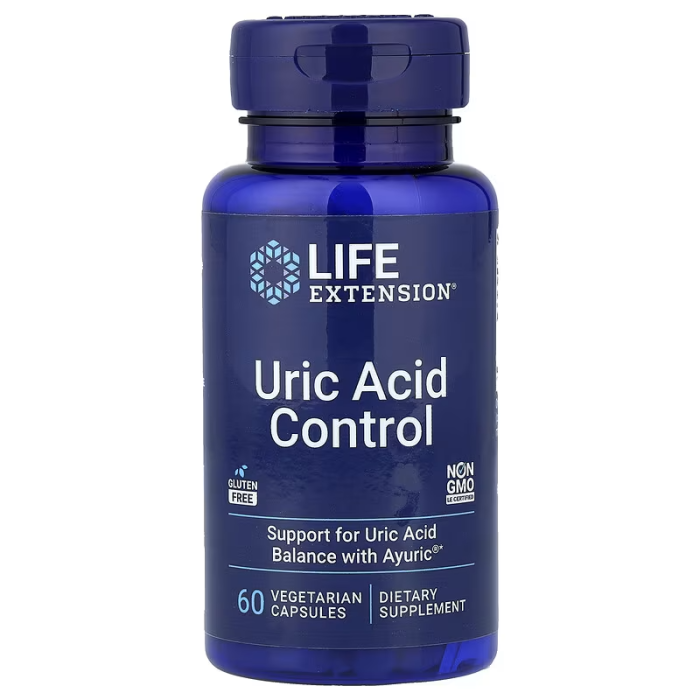 Life Extension Uric Acid Control 60 vcaps, контроль уровня мочевой кислоты