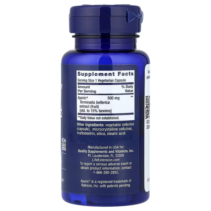 Life Extension Uric Acid Control 60 vcaps, контроль уровня мочевой кислоты