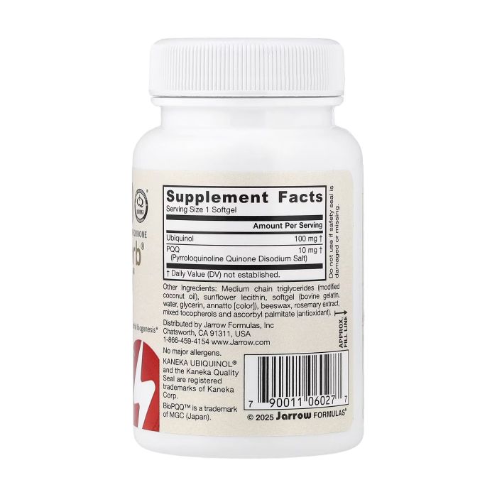 Jarrow Formulas QH-Absorb + PQQ 30 софтгелів - убихинол Kaneka с PQQ