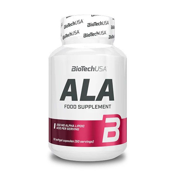Biotech USA ALA 250 mg 50 капсул - альфа-ліпоєва кислота