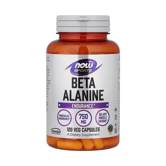 NOW Foods Beta-Alanine 750 mg 120 вег.капсул - бета-аланін