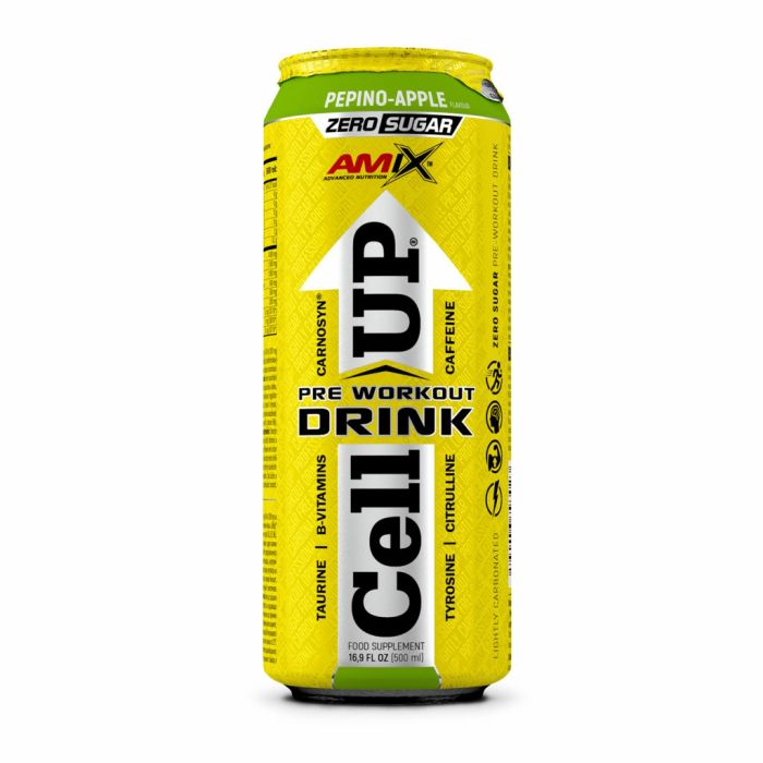 AMIX AmixPro CellUP Pre Workout 12 x 500 мл Apple — готовый предтренировочный напиток