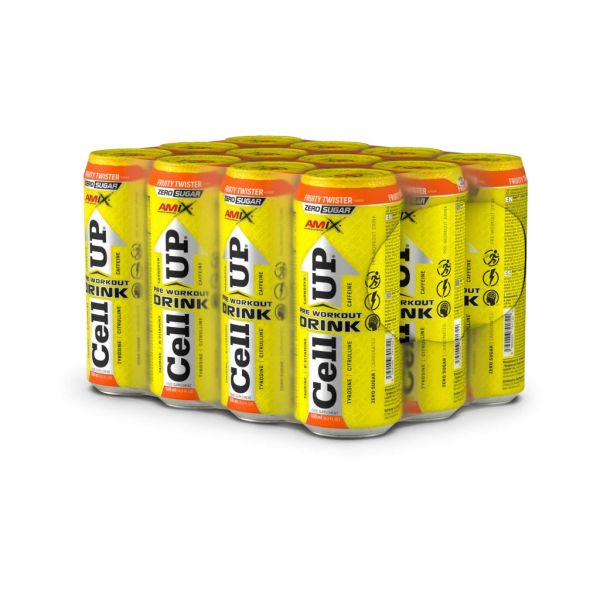 AMIX AmixPro CellUP Pre Workout 12 x 500 мл Fruity — готовый предтренировочный напиток