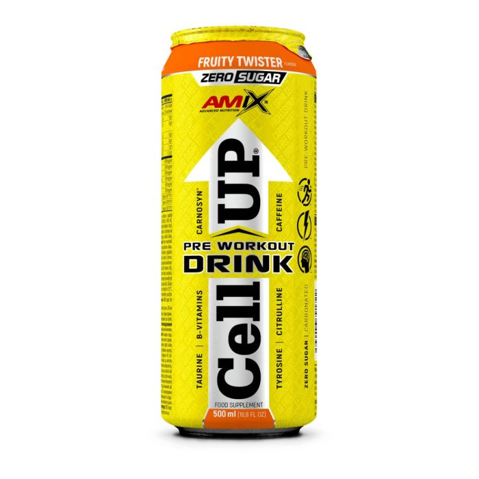 AMIX AmixPro CellUP Pre Workout 12 x 500 мл Fruity — готовый предтренировочный напиток