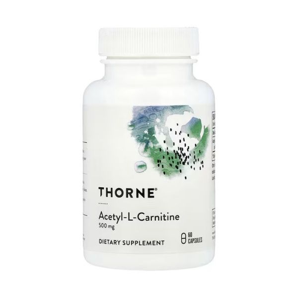 Thorne Acetyl-L-Carnitine 500 мг 60 капсул — ацетильована форма карнітину