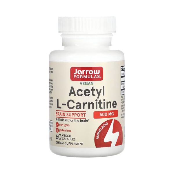 Jarrow Formulas Acetyl L-Carnitine 500 mg 60 вег. капсул - ацетил-L-карнітин