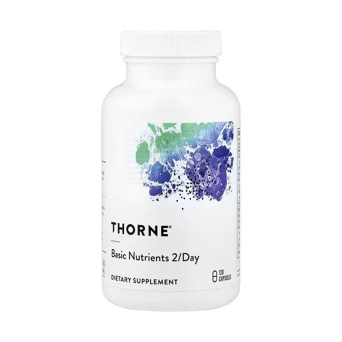 Thorne Basic Nutrients 2/Day 120 капсул — мультивитаминный комплекс на 60 порций
