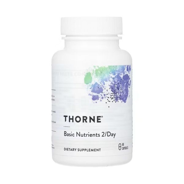 Thorne Basic Nutrients 2/Day 60 капсул — мультивитаминный комплекс на 30 порций