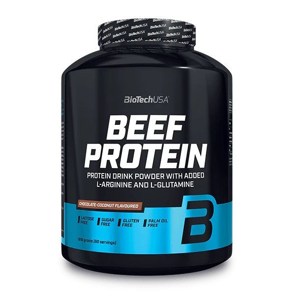 Biotech USA Beef Protein 1816 gr порошка - говяжий протеин с L-аргинином и L-глутамином
