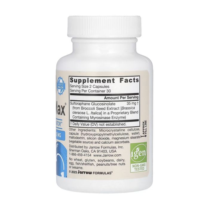 Jarrow Formulas BroccoMax 60 капсул 17.5 mg — сульфорафан
