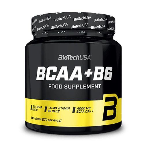 BioTech USA BCAA + B6 340 таблеток - аминокислоты BCAA 2:1:1 с витамином B6