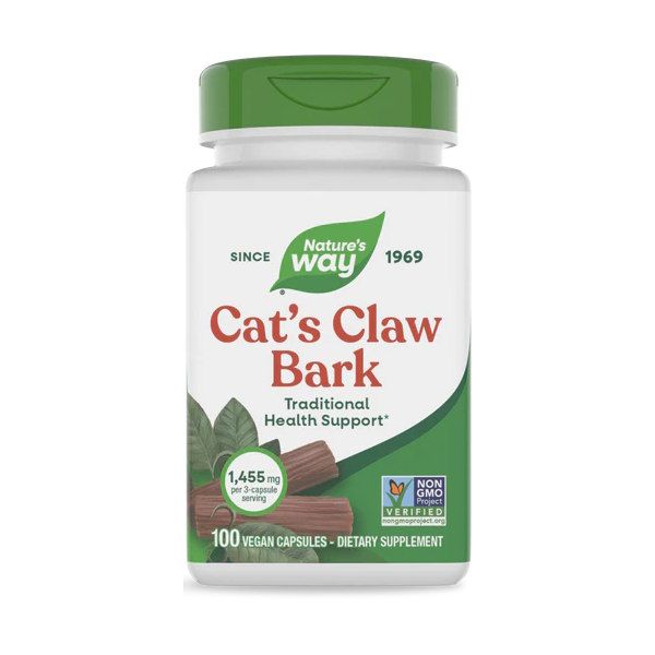 Nature’s Way Cat’s Claw Bark 100 капсул - кора котячого кігтя для імунітету