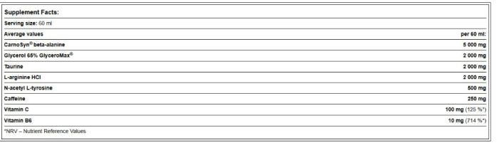 AMIX AmixPro CellUP Shot 20 x 60 мл Mango — концентрированный предтрен с 5 г бета-аланина