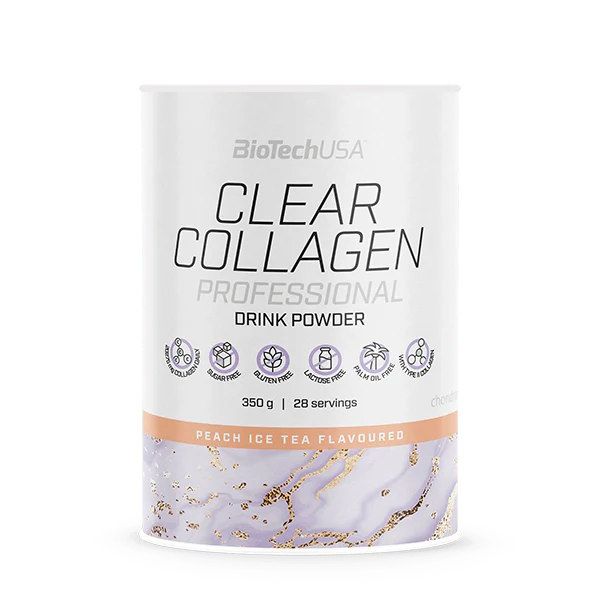 BioTech USA Clear Collagen Professional 350 gr - гідролізований колаген з вітаміном C