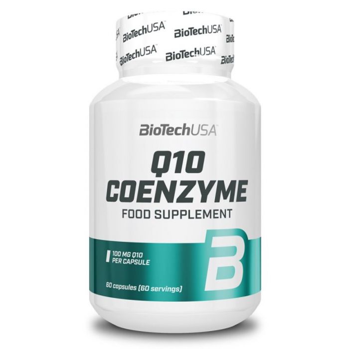 BioTech USA Q10 Coenzyme 100 мг 60 капсул - коэнзим Q10 (убихинон) в моноформуле