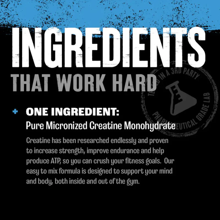 Animal Creatine Powder 500 gr, креатин моногидрат для укрепления и наращивания мышц
