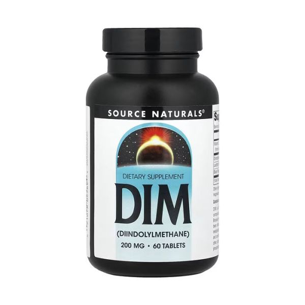 Source Naturals DIM 200 mg 60 таблеток - для гормонального баланса