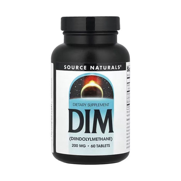 Source Naturals DIM 200 mg 60 таблеток - для гормонального баланса