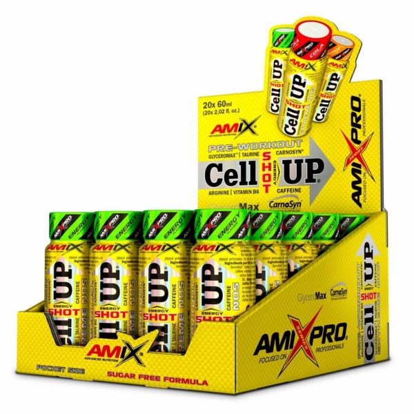 AMIX AmixPro CellUP Shot 20 x 60 мл Energy — концентрированный предтрен с 5 г бета-аланина