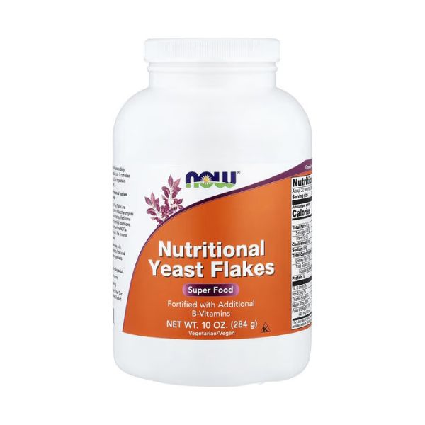 NOW Foods Nutritional Yeast Flakes 284 g - поживні дріжджі з вітамінами B та B12