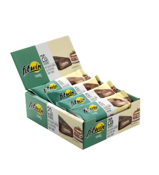 Fit-Win Protein bar 12х60g протеиновые батончики с начинкой без сахара