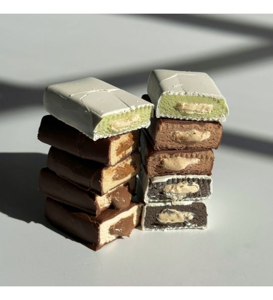 Fit-Win Protein bar 12х60g протеиновые батончики с начинкой без сахара