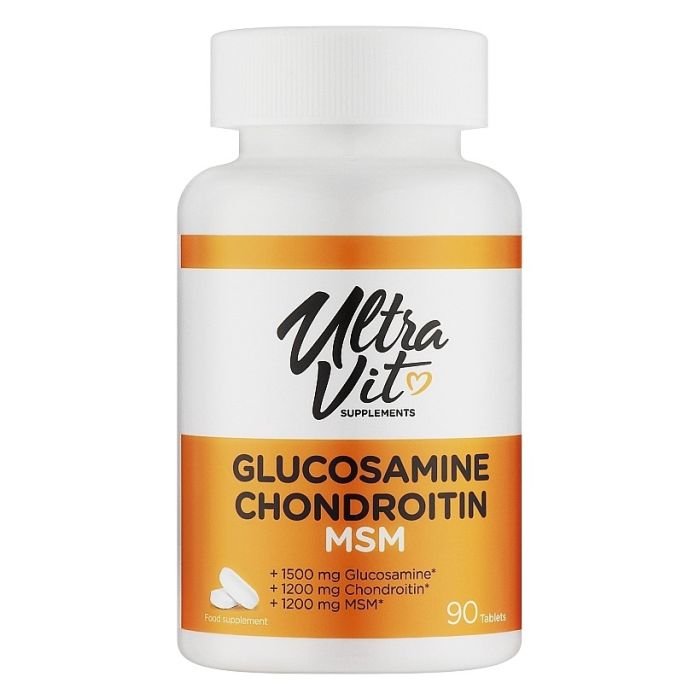 UlltraVit Glucosamine Chondroitin MSM 90 таб. для суставов