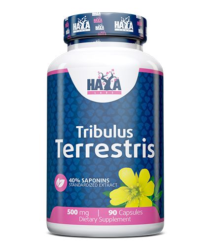 Haya Labs Tribulus Terrestris 500 mg 90 капс., екстракт трибулусу, природній бустер тестостерону
