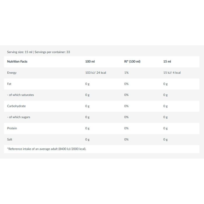 BioTech USA L-Carnitine + Chrome 500 мл - рідкий L-карнітин 1050 мг з хромом і B5