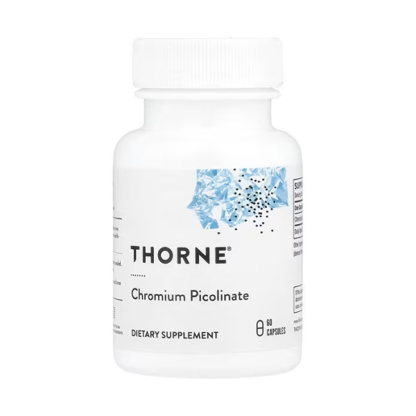 Thorne Chromium Picolinate 500 мкг 60 капсул — пиколинат хрома