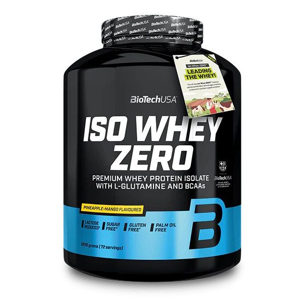 BioTech USA Iso Whey Zero 1816 gr - изолят сывороточного протеина