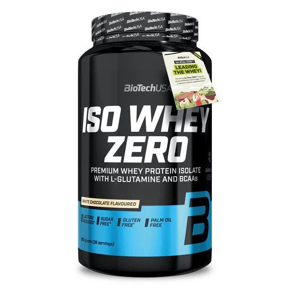 Biotech USA Iso Whey Zero 908 gr - изолят протеина для роста мышц
