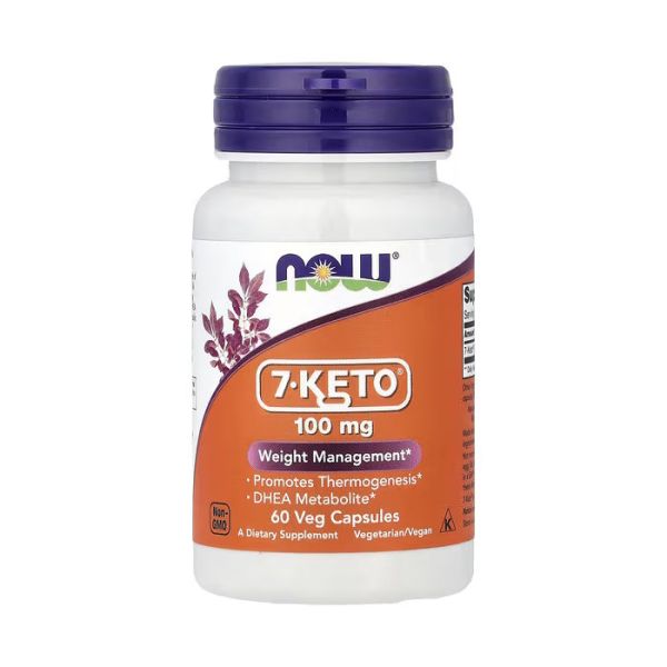 NOW Foods 7-KETO 100 mg 60 капсул - 7-кето-ДГЕА