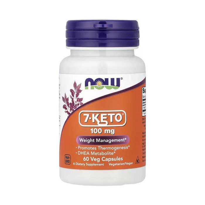 NOW Foods 7-KETO 100 mg 60 капсул - 7-кето-ДГЕА