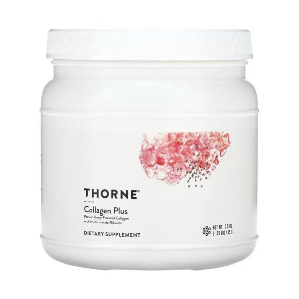 Thorne Collagen Plus Passion Berry 495 г — колагенові пептиди з нікотинамід рибозидом