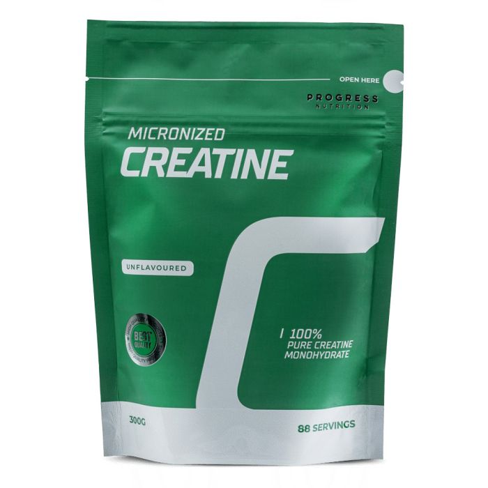Progress Nutrition 100% Creatine Monohydrate 300 gr - креатин моногидрат для силы и набора массы