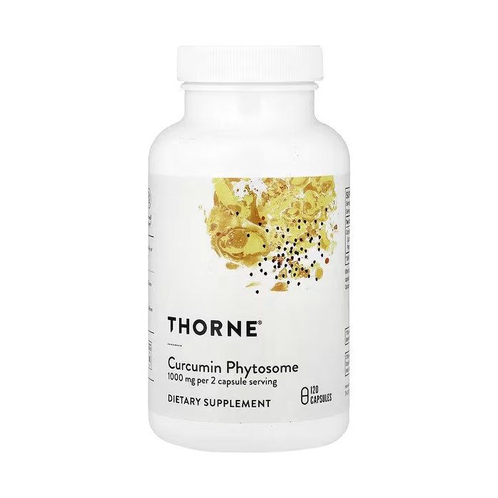 Thorne Curcumin Phytosome 120 капсул — 1 г фітосоми куркуміну Meriva на порцію