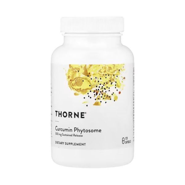 Thorne Curcumin Phytosome Sustained Release 120 капсул — куркумин Meriva замедленного высвобождения