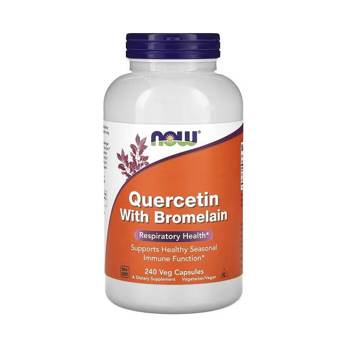 NOW Foods Quercetin with Bromelain 240 капсул - кверцетин з бромелайном