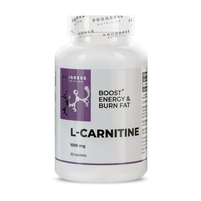 Progress Nutrition L-Carnitine 1000 mg 30 таблеток - карнітин для енергії